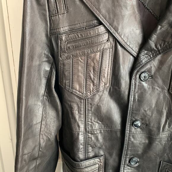 Raffaelo Golden Collection Vintage Leather Jacket - Picture 5 of 10